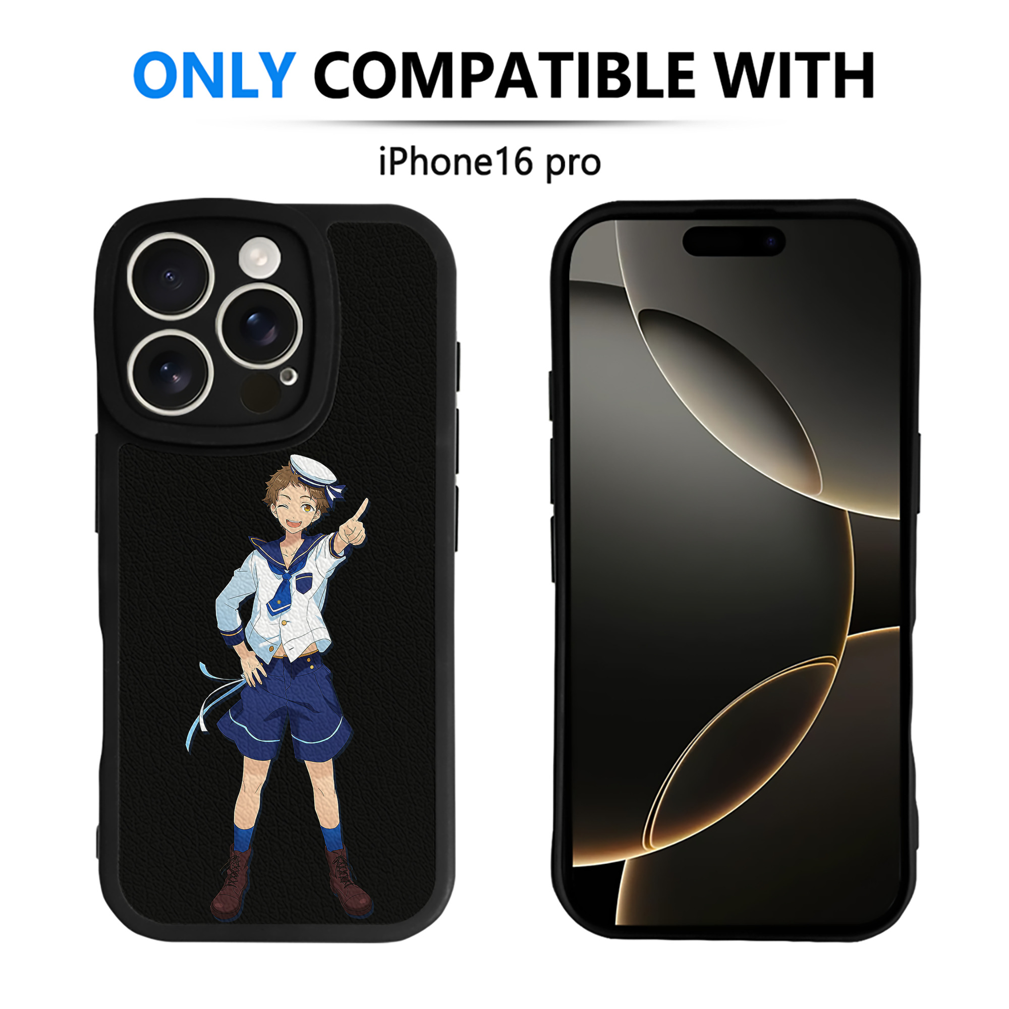 （画像用） あんさんぶるスターズ! Ensemble Stars 【iPhone 16シリーズ対応】シリコンスマホケース（レザー調） 材質：シリコン